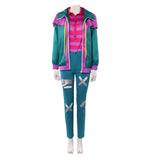Forgotten Island Cosplay Costume Risa Green Outfit Adult Female Halloween Carnival Costume