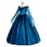 Frankenstein Cosplay Costume Elizabeth Blue Dress Adult Female Halloween Carnival Costume