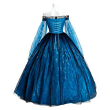 Frankenstein Cosplay Costume Elizabeth Blue Dress Adult Female Halloween Carnival Costume