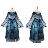 Frankenstein Cosplay Costume Elizabeth Blue Outfit Adult Female Halloween Carnival Costume