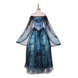Frankenstein Cosplay Costume Elizabeth Blue Outfit Adult Female Halloween Carnival Costume