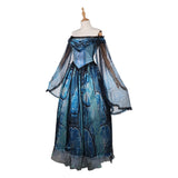 Frankenstein Cosplay Costume Elizabeth Blue Outfit Adult Female Halloween Carnival Costume