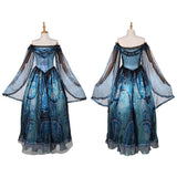 Frankenstein Cosplay Costume Elizabeth Blue Outfit Adult Female Halloween Carnival Costume