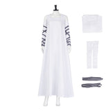 Frankenstein Cosplay Costume Elizabeth White Outfit Adult Female Halloween Carnival Costume