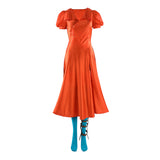 Frankenstein Cosplay Costume The Bride Orange Outfit Adult Female Halloween Carnival Costume