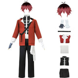Frieren: Beyond Journey's End Cosplay Costume Stark Red Outfit Adult Male Halloween Carnival Costume