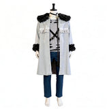 Frieren: Beyond Journey's End Cosplay Costume Wirbel Gray Outfit Adult Male Halloween Carnival Costume