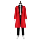 Fullmetal Alchemist  Cosplay Costume Edward Elric Red Outfit Adult Male Halloween Carnival Costume