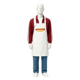 Futurama Cosplay Costume Philip J.Fry Red Tracksuit Set with Apron Adult Male Halloween Carnival Costume