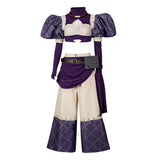 GACHIAKUTA  Cosplay Costume Nerde Purple Outfit Adult Female Halloween Carnival Costume