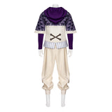GACHIAKUTA Cosplay Costume Fu Orostor Purple Outfit Adult Male Halloween Carnival Costume