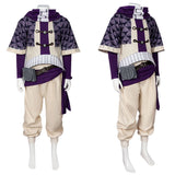 GACHIAKUTA Cosplay Costume Fu Orostor Purple Outfit Adult Male Halloween Carnival Costume