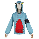 GACHIAKUTA Cosplay Costume Gita Green Hoodie Adult Female Halloween Carnival Costume