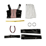 GACHIAKUTA Cosplay Costume Semiu Grier White Outfit Adult Female Halloween Carnival Costume