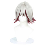 GACHIAKUTA Fu Orostor White Cosplay Wig Resistant Synthetic Hair Halloween Costume Accessories