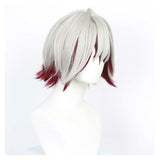 GACHIAKUTA Fu Orostor White Cosplay Wig Resistant Synthetic Hair Halloween Costume Accessories