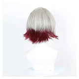 GACHIAKUTA Fu Orostor White Cosplay Wig Resistant Synthetic Hair Halloween Costume Accessories