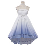 Genshin Impact Cosplay Costume Columbina White Pajamas Dress Adult Female Halloween Carnival Costume