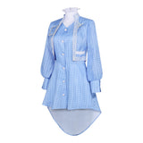 Genshin Impact Cosplay Costume Kamisato Ayaka Blue Outfit Adult Female Halloween Carnival Costume