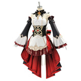 Genshin Impact Cosplay Costume Sandrone Red and White Dress Adult Female Halloween Carnival Costume