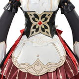 Genshin Impact Cosplay Costume Sandrone Red and White Dress Adult Female Halloween Carnival Costume