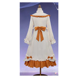Genshin Impact Cosplay Costume Sandrone White and Brown Nightgown Adult Female Halloween Carnival Costume