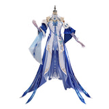 Genshin Impact Cosplay Costume The Tsaritsa Blue Dress Adult Female Halloween Carnival Costume