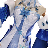 Genshin Impact Cosplay Costume The Tsaritsa Blue Dress Adult Female Halloween Carnival Costume