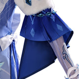 Genshin Impact Cosplay Costume The Tsaritsa Blue Dress Adult Female Halloween Carnival Costume