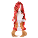 Genshin Impact Mavuika Cosplay Wig Heat Resistant Synthetic Hair Carnival Halloween Party Props
