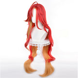 Genshin Impact Mavuika Cosplay Wig Heat Resistant Synthetic Hair Carnival Halloween Party Props