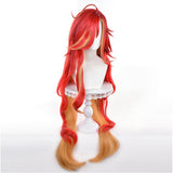 Genshin Impact Mavuika Cosplay Wig Heat Resistant Synthetic Hair Carnival Halloween Party Props