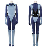 Ghost in the Shell Cosplay Costume Kusanagi Motoko Women Blue Outfit Adult Female Halloween Carnival Costume