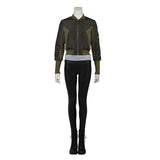 Ghost in the Shell The Major Green Outfit Adult Female Halloween Carnival Costume
