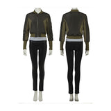 Ghost in the Shell The Major Green Outfit Adult Female Halloween Carnival Costume