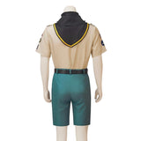 Ghosts Cosplay Costume Pete Martino Brown Scout Outfit Adult Male Halloween Carnival Costume