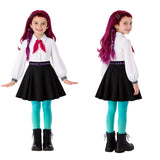  Girls' School Uniform for Children Halloween Carnival Costume