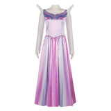Wicked 2024 Glinda Cosplay Costume Adult Female Purple Dress Halloween Carnival Costume