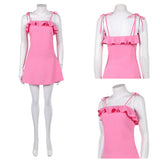 GOAT Team Galaxy Cosplay Costume Rhino Pink Dress Adult Female Halloween Carnival Costume