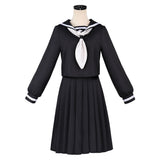 Goodbye Lara Cosplay Costume Mari Otsu Black School Uniform Adult Female Halloween Carnival Costume