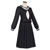 Goodbye Lara Cosplay Costume Mari Otsu Black School Uniform Adult Female Halloween Carnival Costume