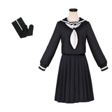 Goodbye Lara Cosplay Costume Mari Otsu Black School Uniform Adult Female Halloween Carnival Costume