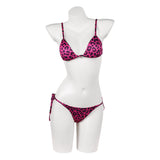 GTA 6 Cosplay Costume Lucia Caminos Purple Leopard Print Swimsuit Adult Female Halloween Carnival Costume