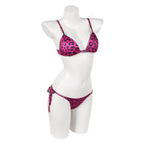 GTA 6 Cosplay Costume Lucia Caminos Purple Leopard Print Swimsuit Adult Female Halloween Carnival Costume