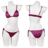 GTA 6 Cosplay Costume Lucia Caminos Purple Leopard Print Swimsuit Adult Female Halloween Carnival Costume