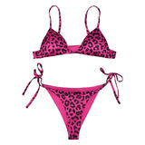 GTA 6 Cosplay Costume Lucia Caminos Purple Leopard Print Swimsuit Adult Female Halloween Carnival Costume