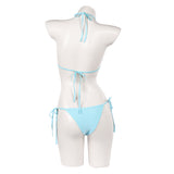GTA Cosplay Costume Lucia Caminos Blue Swimsuit Adult Female Halloween Carnival Costume