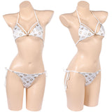 GTA Lucia Cosplay Costume White Swimsuit Adult Female Halloween Carnival Costume