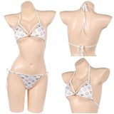 GTA Lucia Cosplay Costume White Swimsuit Adult Female Halloween Carnival Costume