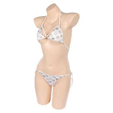GTA Lucia Cosplay Costume White Swimsuit Adult Female Halloween Carnival Costume